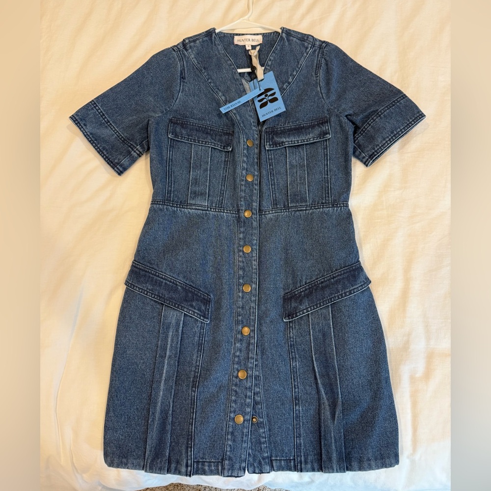 Hunter Bell Blue Denim Dress